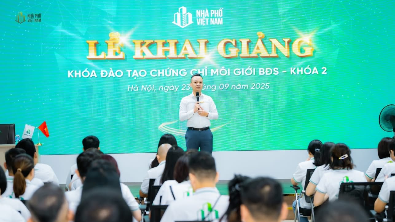 Khai Giảng Khoá Đào Tạo Chứng Chỉ Mô Giới BĐS - Khoá 2